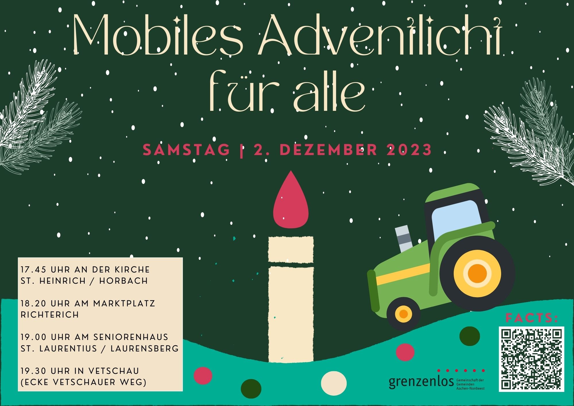 Plakat Mobiles Adventlicht