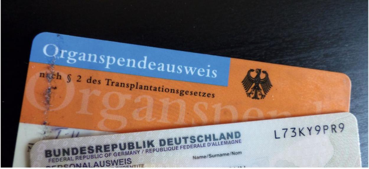Organspenderausweis
