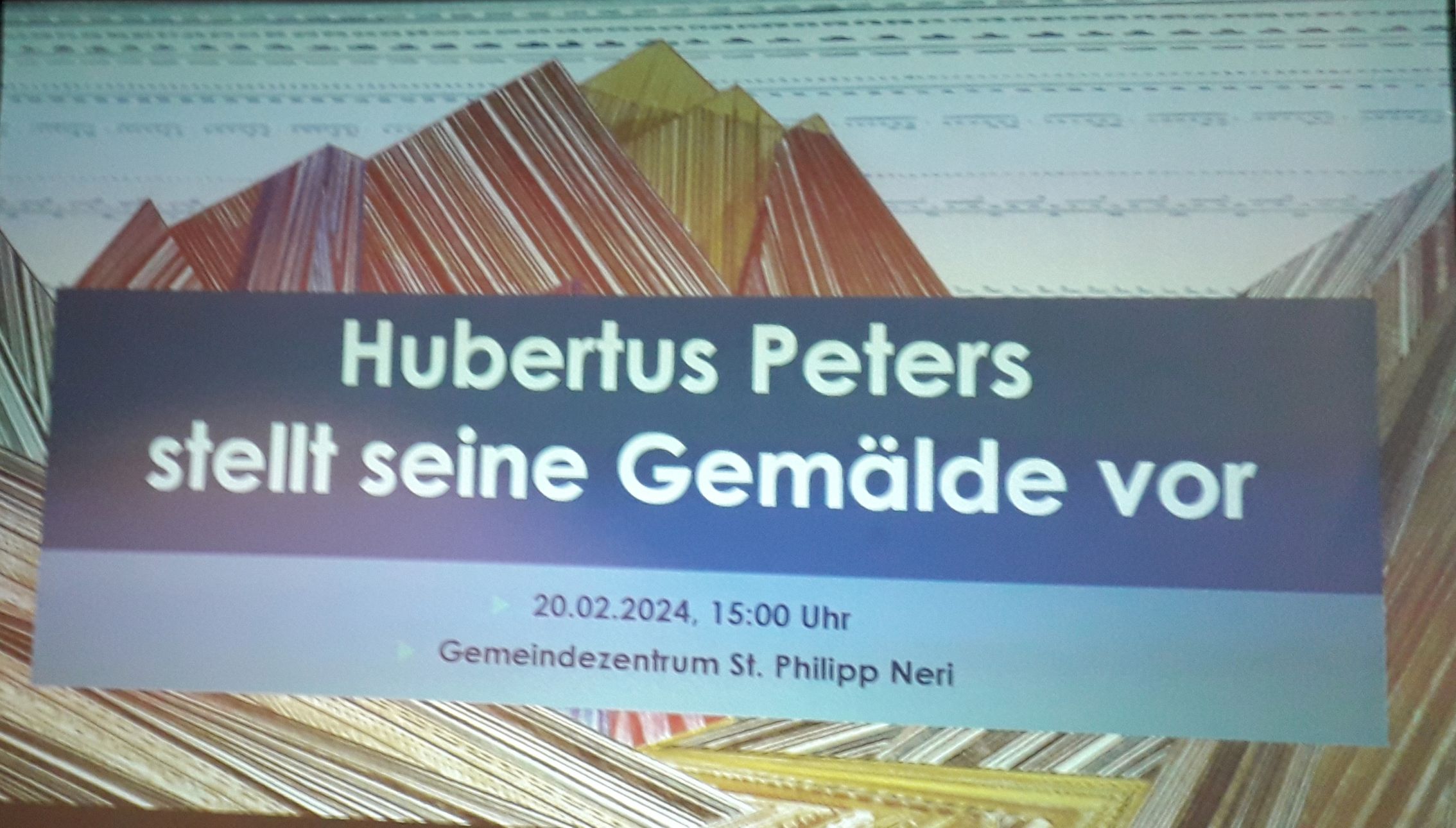 Gemäldepräsentation