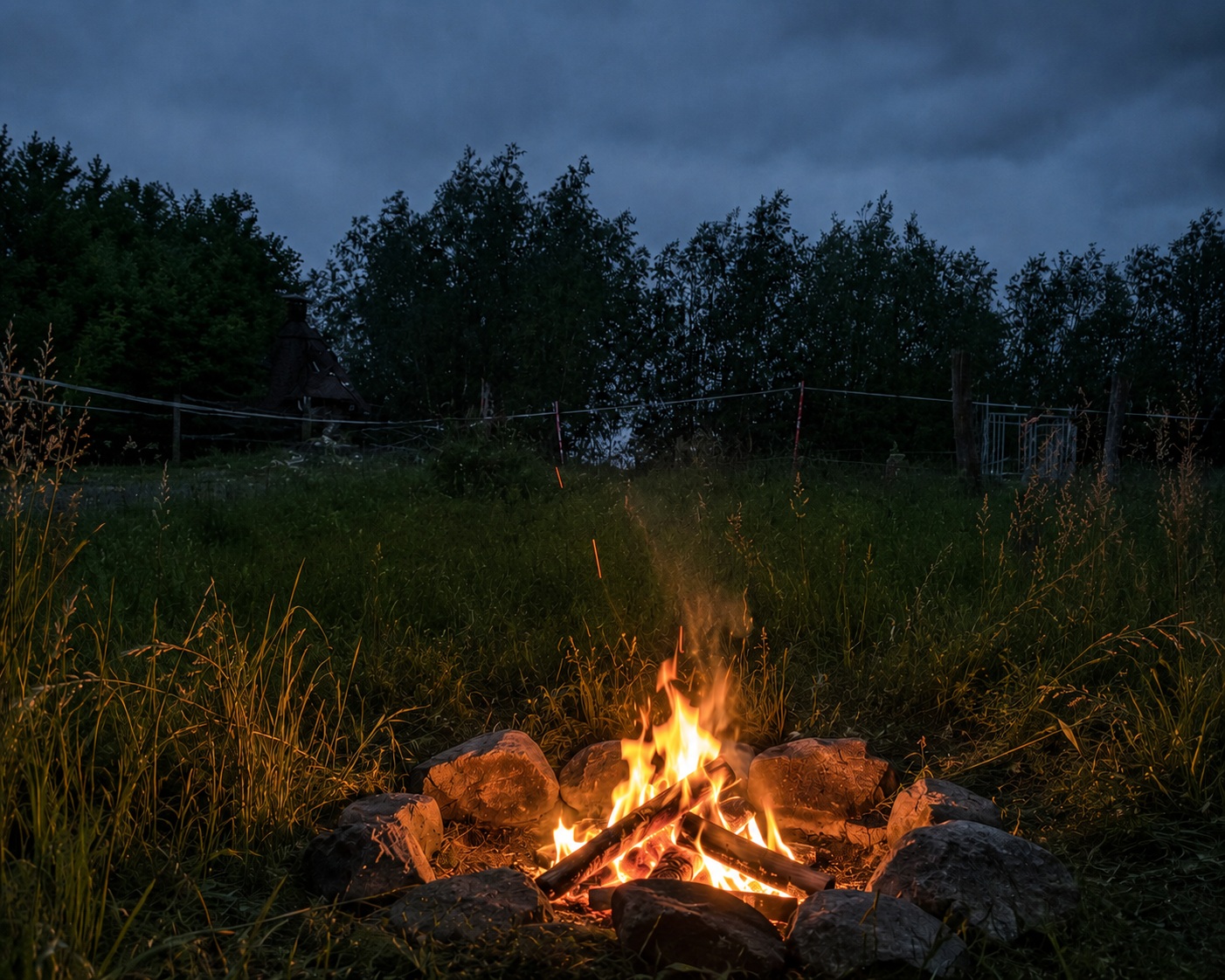 Foto für Artikel Johannisfeuer - mit KI bearbeitet