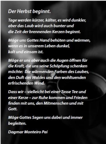 Segenswunsch-Oktober