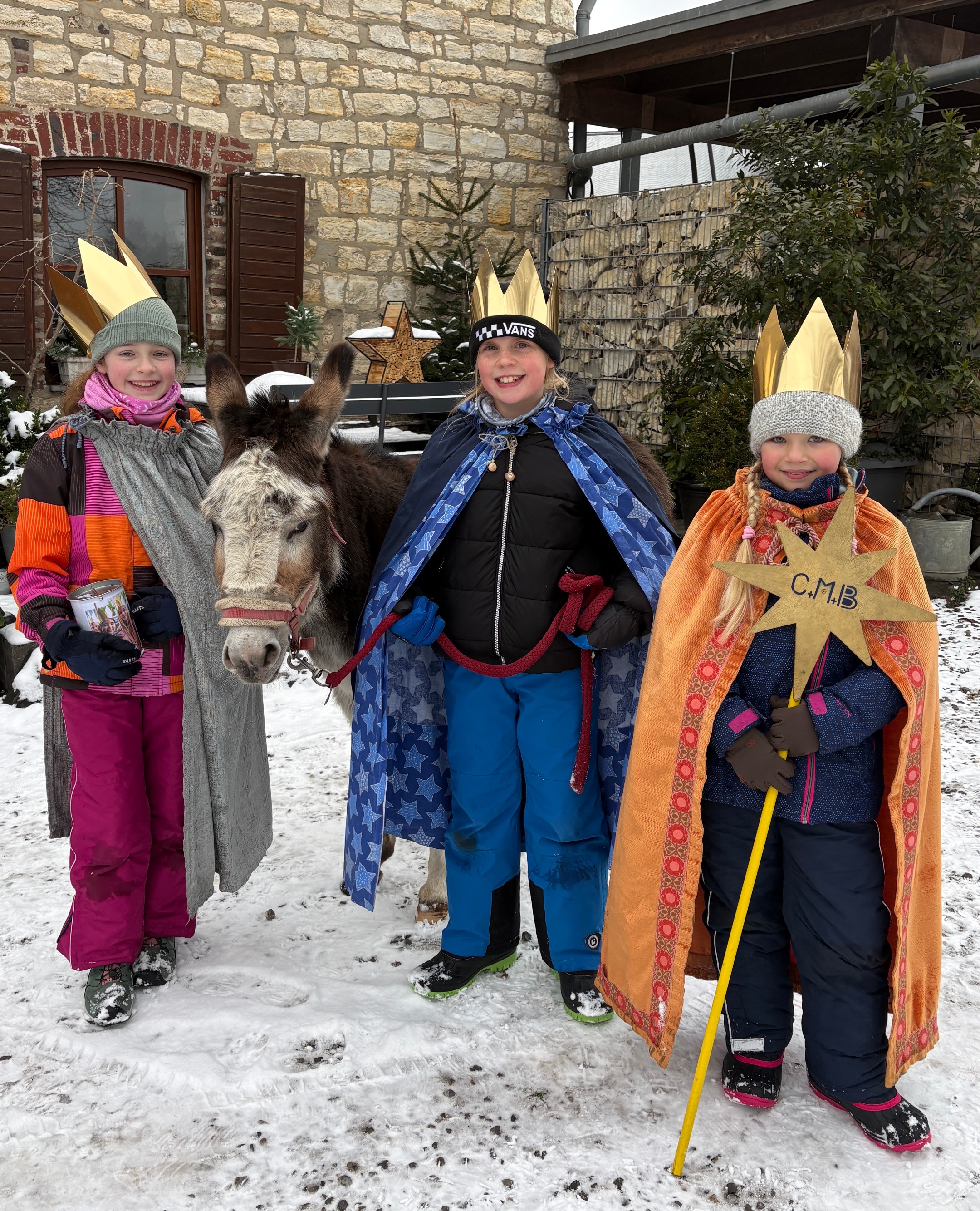 Sternsinger 2026 in St. Martinus mit Esel