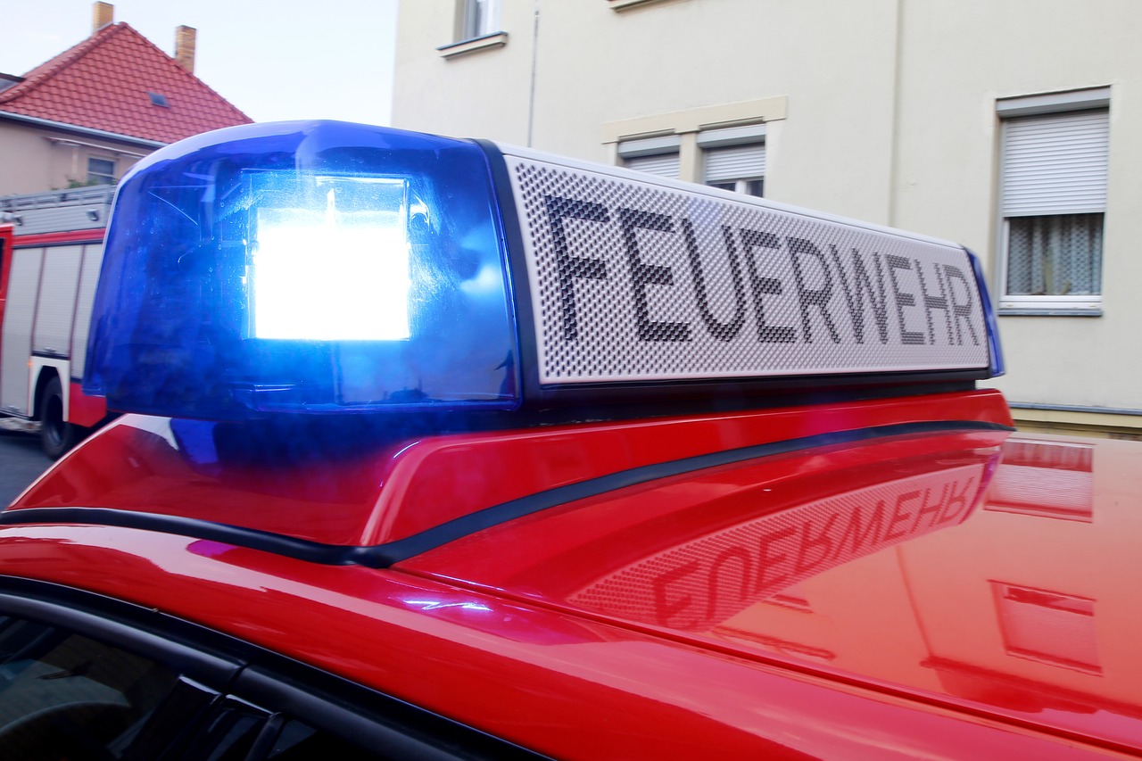 Blaulicht-Feuerwehr