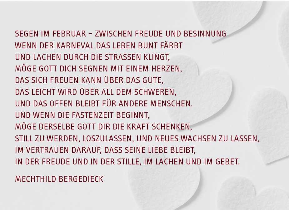 Segenswunsch Februar 2026