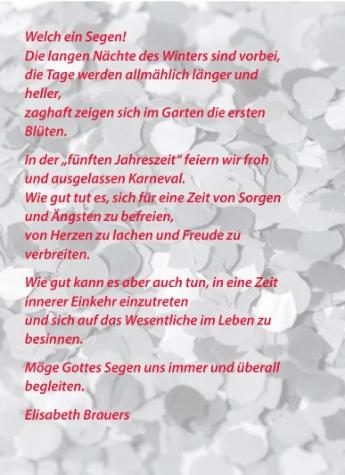 Segenswunsch Februar