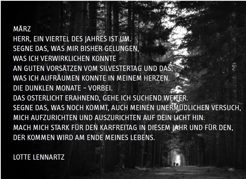 Segenswunsch März 26