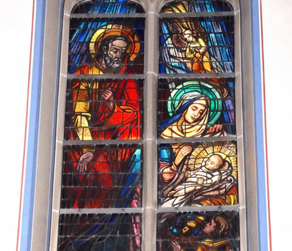 Weihnachtsfenster in St. Heinrich