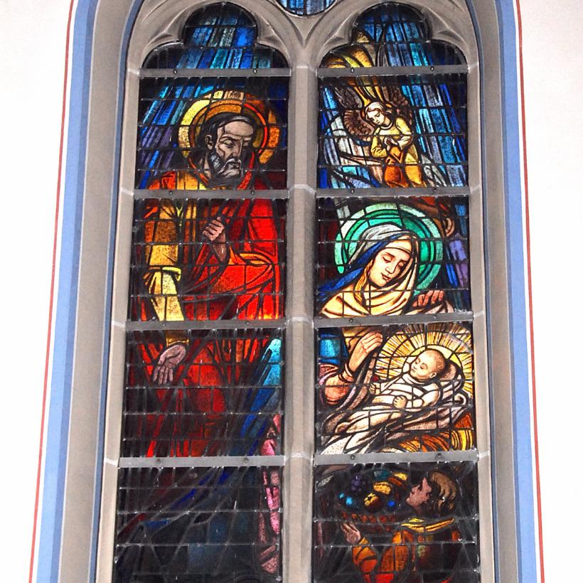 Weihnachtsfenster in St. Heinrich