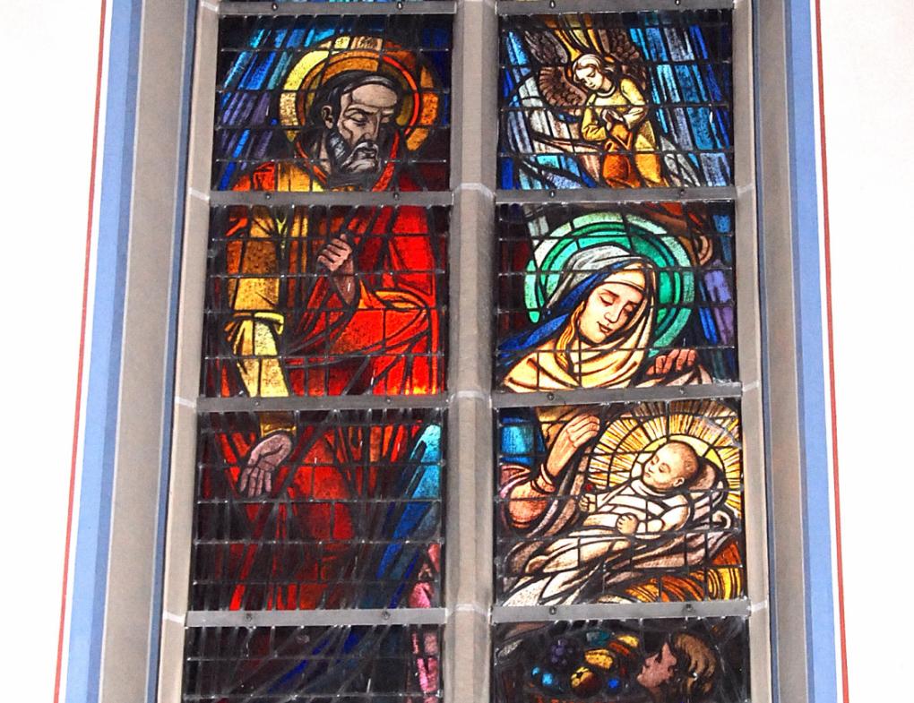 Weihnachtsfenster in St. Heinrich