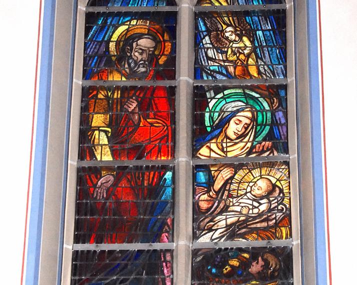 Weihnachtsfenster in St. Heinrich