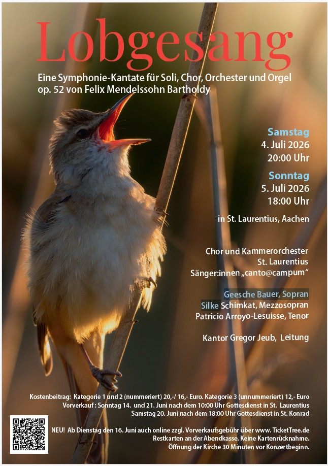 Lobgesang-Flyer