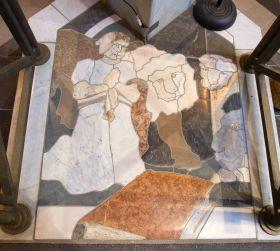 Daniel in der Löwengrube - Relief